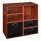 preview thumbnail 26 of 78, Niche Cubo Full/Half Cube Cherry Storage Set & Foldable Storage Bins 2 full cubes/ 4 half cubes - Black