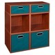 preview thumbnail 49 of 78, Niche Cubo Full/Half Cube Cherry Storage Set & Foldable Storage Bins 4 full cubes/ 2 half cubes - TEAL