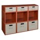 preview thumbnail 67 of 78, Niche Cubo Full/Half Cube Cherry Storage Set & Foldable Storage Bins 6 full cubes/ 3 half cubes - Beige