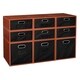 preview thumbnail 40 of 78, Niche Cubo Full/Half Cube Cherry Storage Set & Foldable Storage Bins 3 full cubes/ 6 half cubes - Black