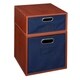 preview thumbnail 3 of 78, Niche Cubo Full/Half Cube Cherry Storage Set & Foldable Storage Bins 1 full cube/ 1 half cube - Blue