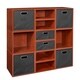 preview thumbnail 71 of 78, Niche Cubo Full/Half Cube Cherry Storage Set & Foldable Storage Bins 6 full cubes/ 6 half cubes - Grey