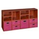 preview thumbnail 62 of 78, Niche Cubo Full/Half Cube Cherry Storage Set & Foldable Storage Bins 4 full cubes/ 8 half cubes - Pink