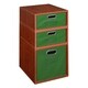 preview thumbnail 11 of 78, Niche Cubo Full/Half Cube Cherry Storage Set & Foldable Storage Bins 1 full cube/ 2 half cubes - Green