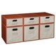 preview thumbnail 36 of 78, Niche Cubo Full/Half Cube Cherry Storage Set & Foldable Storage Bins 3 full cubes/ 3 half cubes - Beige