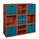 preview thumbnail 73 of 78, Niche Cubo Full/Half Cube Cherry Storage Set & Foldable Storage Bins 6 full cubes/ 6 half cubes - TEAL