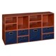 preview thumbnail 57 of 78, Niche Cubo Full/Half Cube Cherry Storage Set & Foldable Storage Bins 4 full cubes/ 8 half cubes - Blue