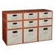 preview thumbnail 43 of 78, Niche Cubo Full/Half Cube Cherry Storage Set & Foldable Storage Bins 3 full cubes/ 6 half cubes - Beige