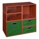 preview thumbnail 27 of 78, Niche Cubo Full/Half Cube Cherry Storage Set & Foldable Storage Bins 2 full cubes/ 4 half cubes - Green