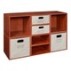 preview thumbnail 54 of 78, Niche Cubo Full/Half Cube Cherry Storage Set & Foldable Storage Bins 4 full cubes/ 4 half cubes - Beige