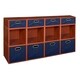 preview thumbnail 74 of 78, Niche Cubo Full/Half Cube Cherry Storage Set & Foldable Storage Bins 8 full cubes/ 4 half cubes - Blue