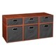 preview thumbnail 35 of 78, Niche Cubo Full/Half Cube Cherry Storage Set & Foldable Storage Bins 3 full cubes/ 3 half cubes - Grey