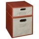 preview thumbnail 7 of 78, Niche Cubo Full/Half Cube Cherry Storage Set & Foldable Storage Bins 1 full cube/ 1 half cube - Beige