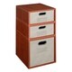 preview thumbnail 13 of 78, Niche Cubo Full/Half Cube Cherry Storage Set & Foldable Storage Bins 1 full cube/ 2 half cubes - Beige
