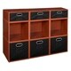 preview thumbnail 65 of 78, Niche Cubo Full/Half Cube Cherry Storage Set & Foldable Storage Bins 6 full cubes/ 3 half cubes - Black