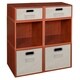 preview thumbnail 47 of 78, Niche Cubo Full/Half Cube Cherry Storage Set & Foldable Storage Bins 4 full cubes/ 2 half cubes - Beige
