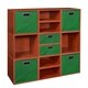 preview thumbnail 70 of 78, Niche Cubo Full/Half Cube Cherry Storage Set & Foldable Storage Bins 6 full cubes/ 6 half cubes - Green