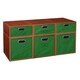 preview thumbnail 34 of 78, Niche Cubo Full/Half Cube Cherry Storage Set & Foldable Storage Bins 3 full cubes/ 3 half cubes - Green