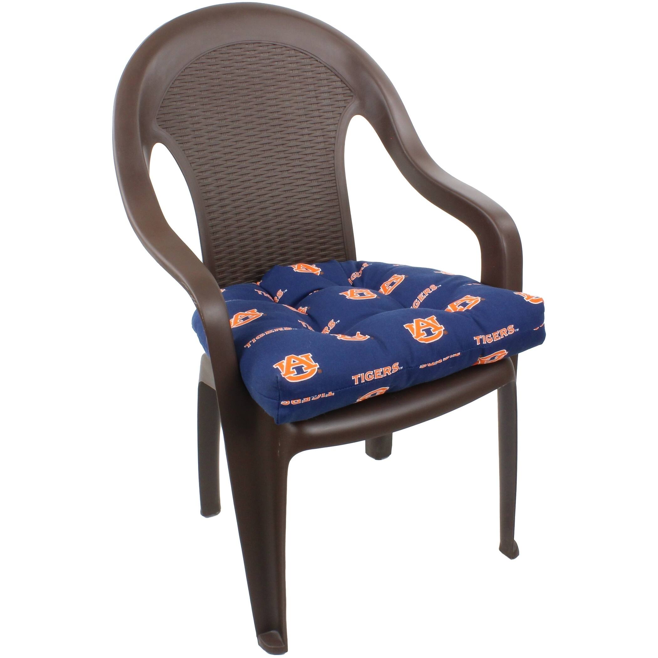 Auburn Tigers Indoor / Outdoor Seat Cushion Patio D Cushion 20" x 20