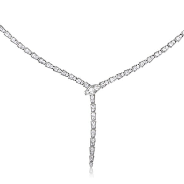 serpenti diamond necklace