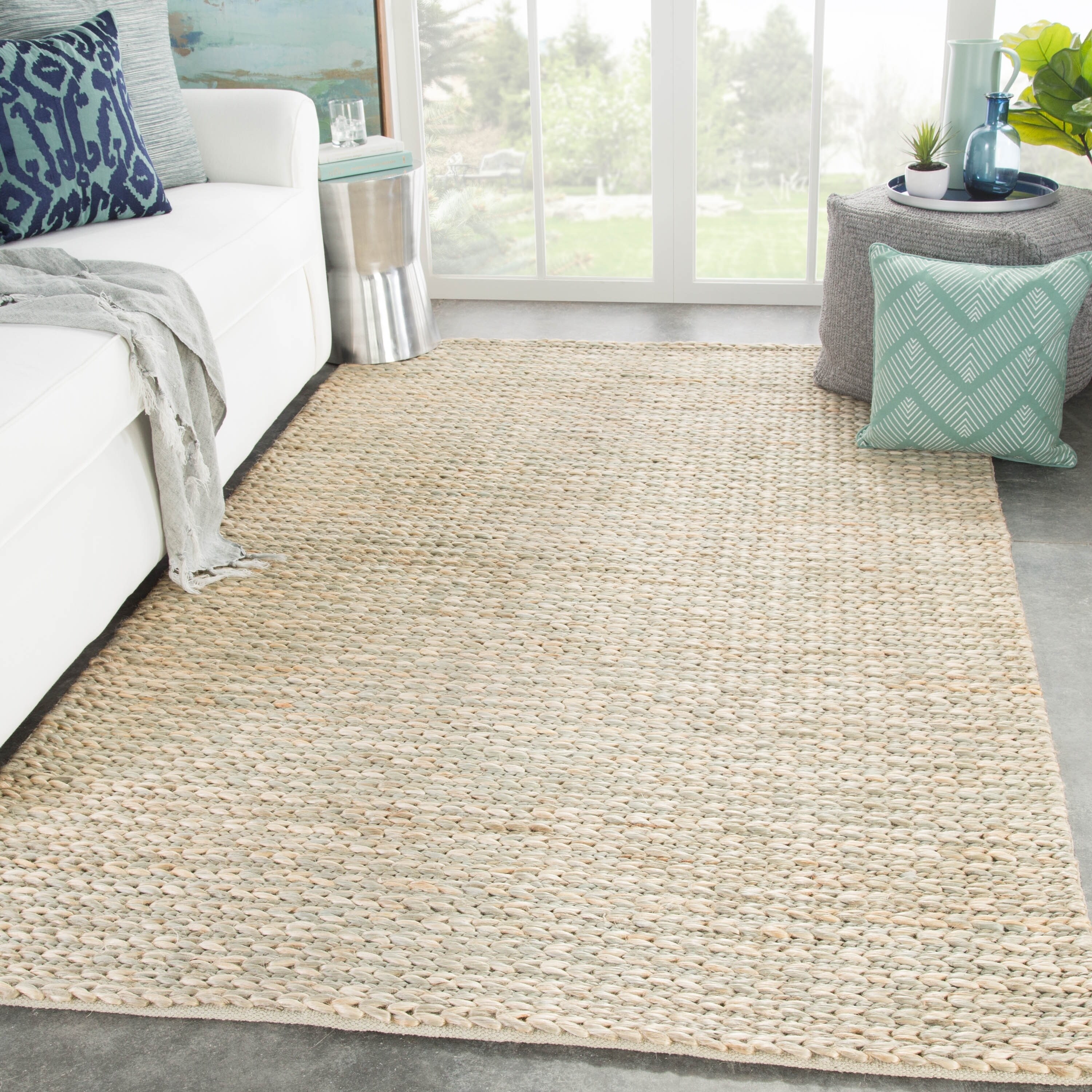 Shop Cyanic Natural Solid Tan Greige Area Rug 5 X 8 On Sale Overstock 21705840