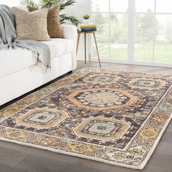 Pantea Handmade Medallion Multicolor Area Rug - 2' x 3'