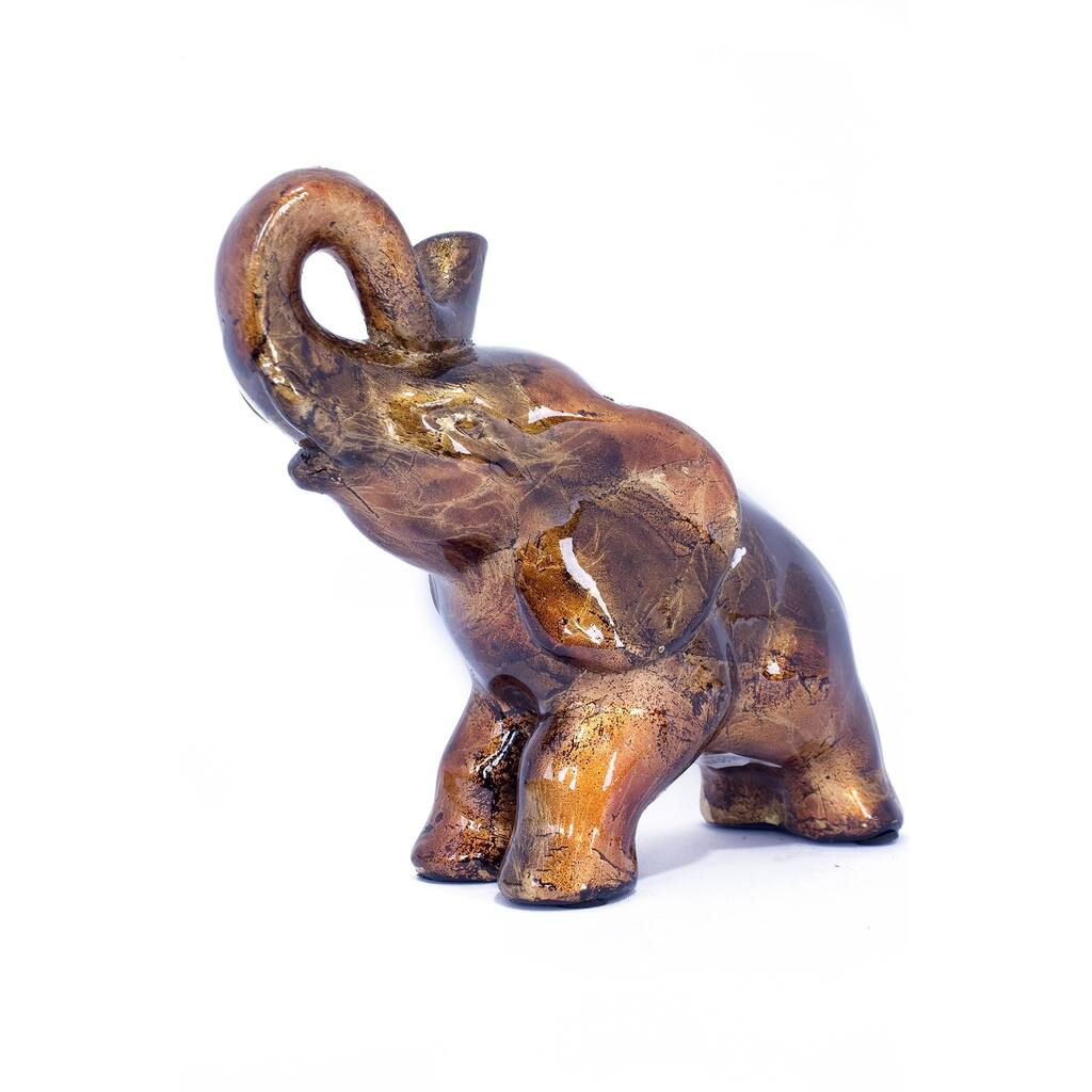 India 10" Decorative Ceramic Elephant