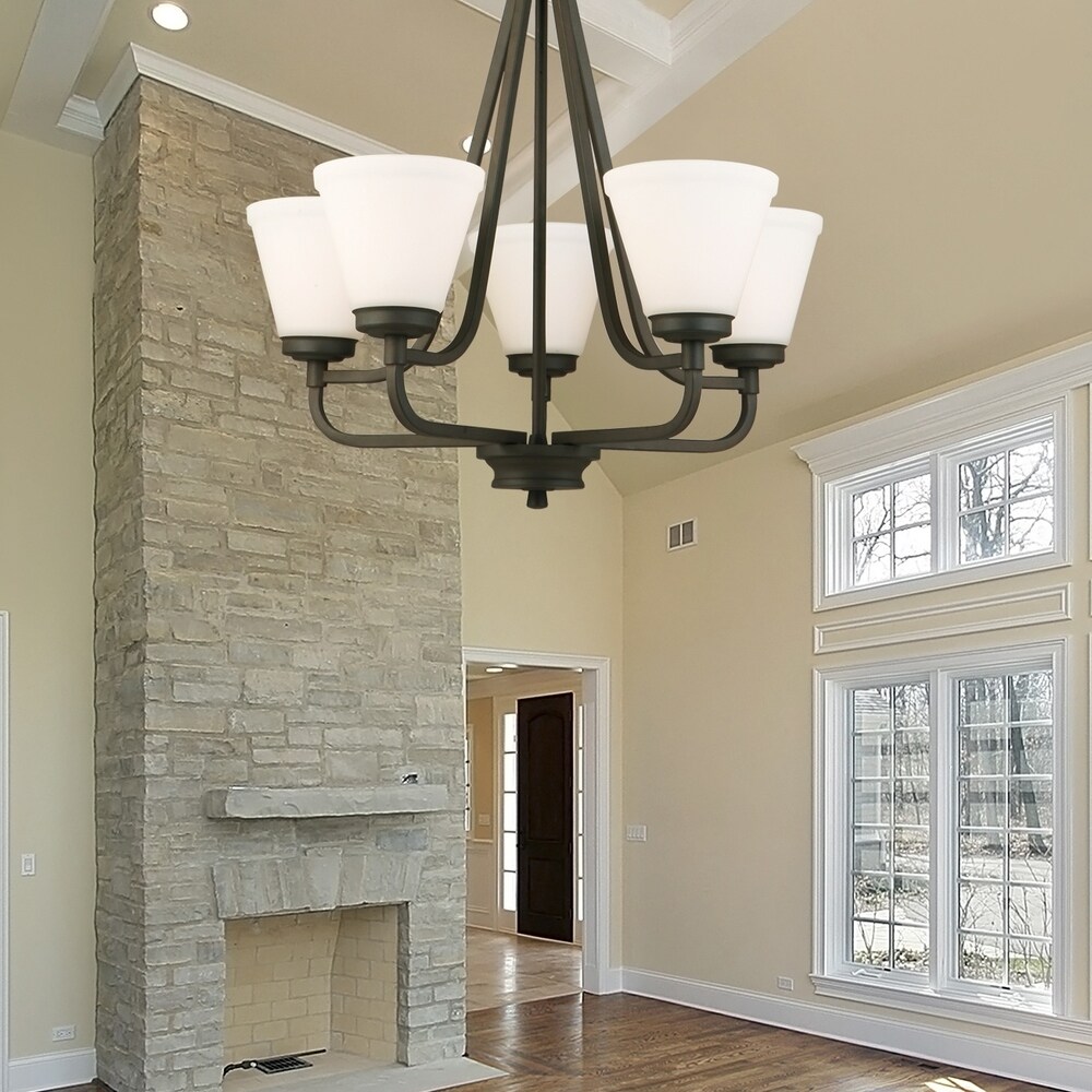 Eglo Mayview 3 Light Matte Bronze Chandelier 202788A The Eglo Mayview 3 Light Matte Bronze Chandelier 202788A The