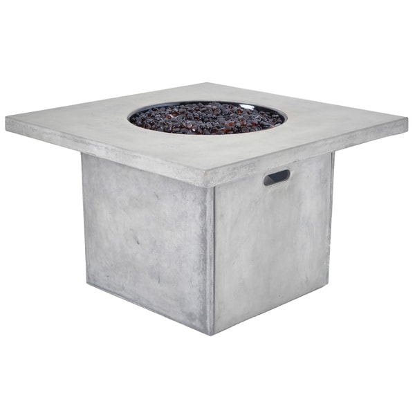 Veranda Clic Canyon Terrafab Grey Metal 38 Inch Square Veranda Clic Canyon Terrafab Grey Metal 38 Inch Square Firepit