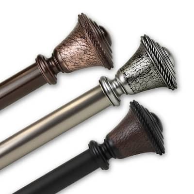 InStyleDesign Sheridan 1 inch Diameter Adjustable Curtain Rod