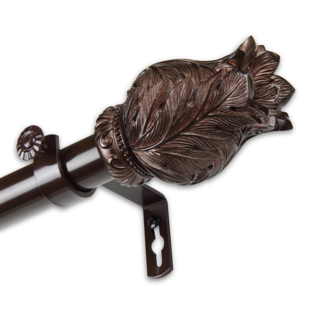 InStyleDesign Artemis 1 inch Diameter Adjustable Curtain Rod