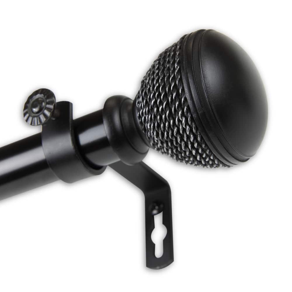 InStyleDesign Plait 1 inch Diameter Adjustable Curtain Rod