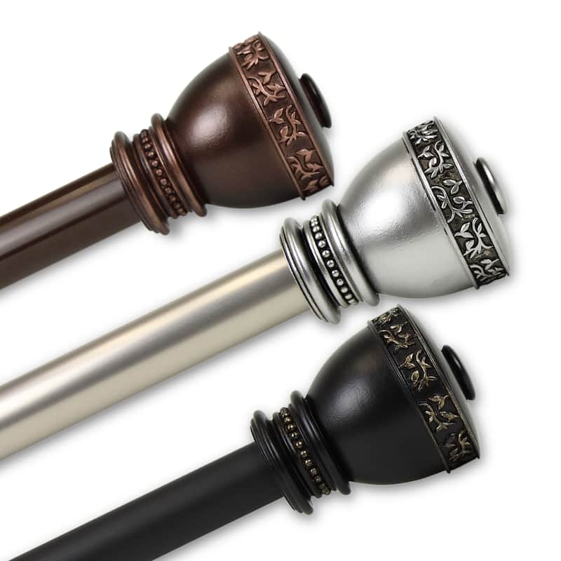 InStyleDesign Tahlia 1 inch Diameter Adjustable Curtain Rod