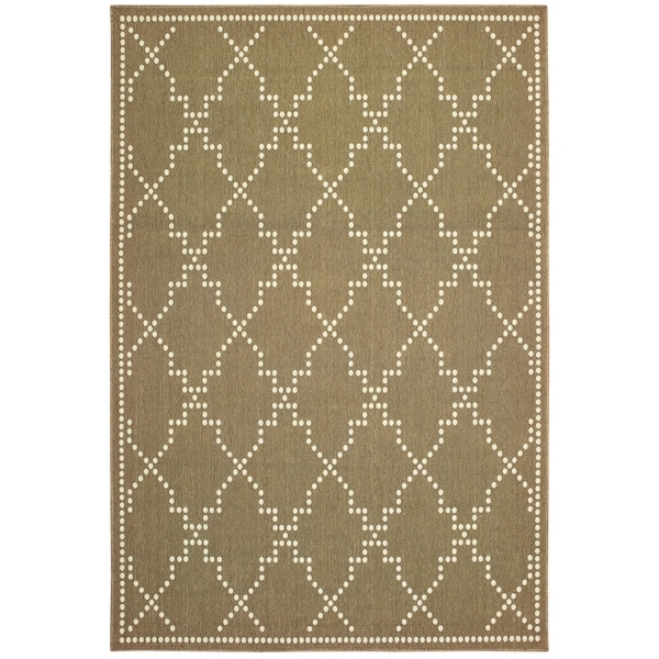Havenside Home Herendeen Bay Trellis Indoor/Outdoor Rug - 3'7" x 5'6"