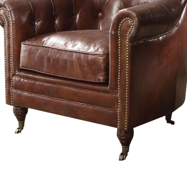 comfy leather chair