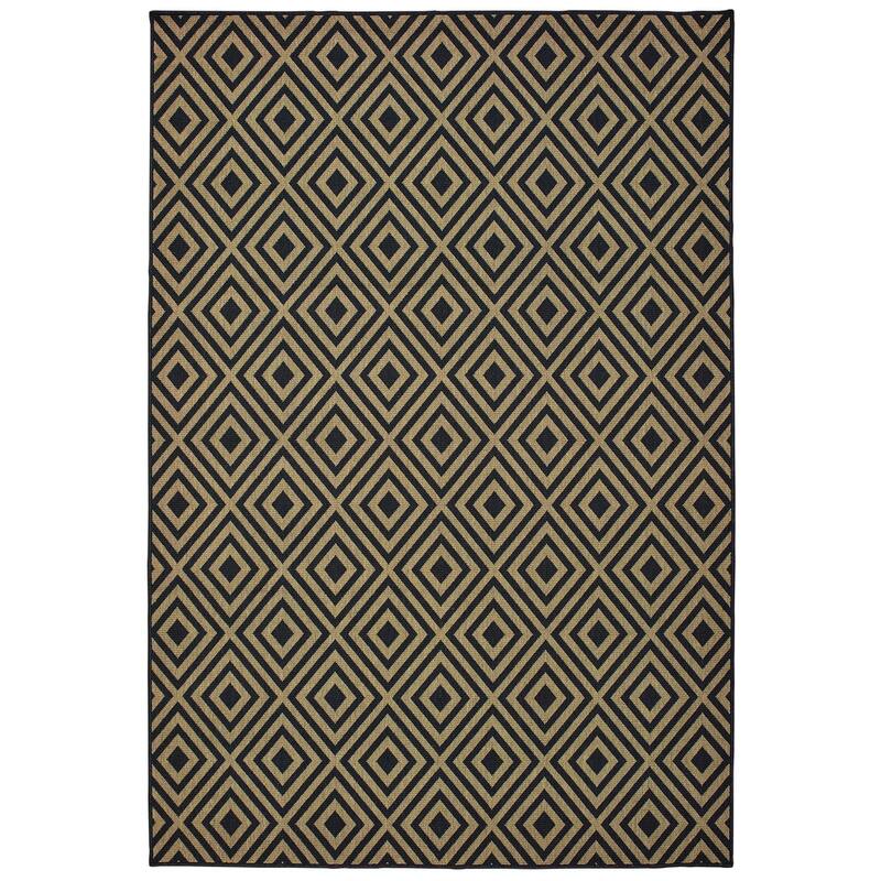 Style Haven Marianna Geometric Diamond Indoor Outdoor Rug