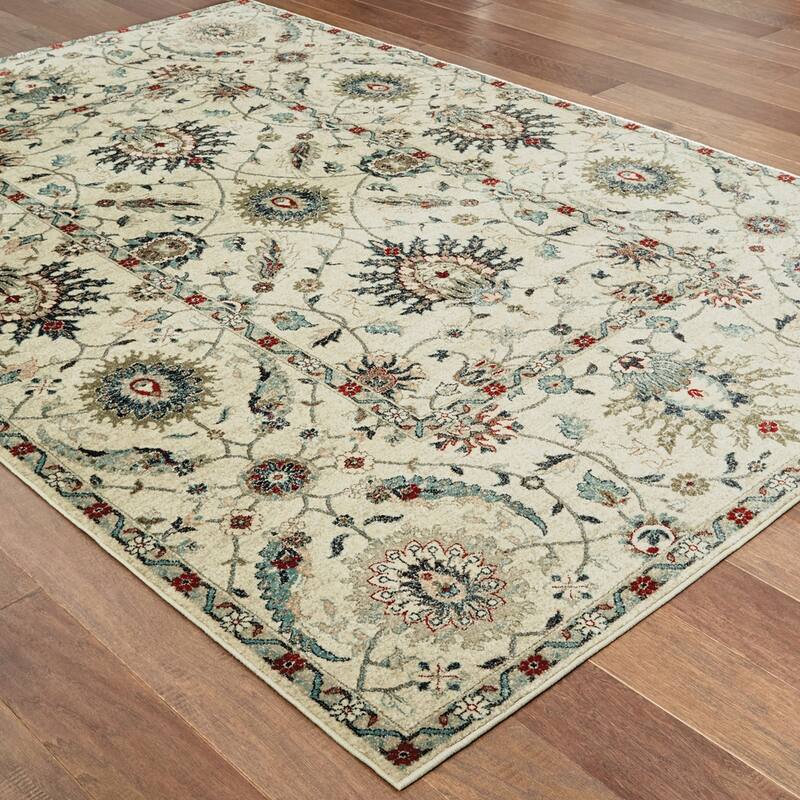Style Haven New Traditions Floral Dense Pile Area Rug