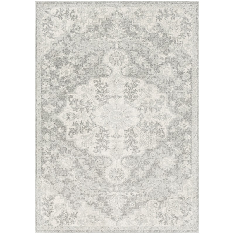 Livabliss Caressa Vintage Boho Area Rug - Grey - 2' x 3'
