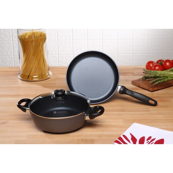9.5/" /& 11/" Fry Pan Duo Swiss DiamondHD 2-Piece Set