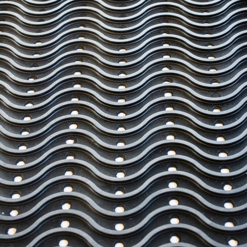 Buffalo Tools 3 x 5 Foot Commercial Rubber Scraper Mat