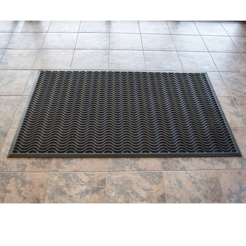 Buffalo Tools 3 x 5 Foot Commercial Rubber Scraper Mat