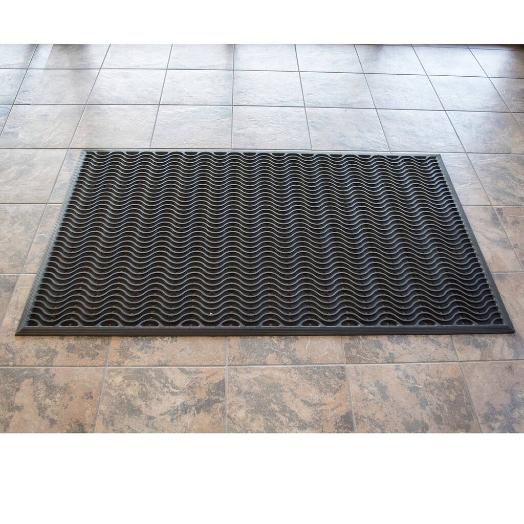 Buffalo Tools 3 x 5 Foot Commercial Rubber Scraper Mat