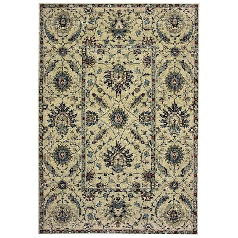 Style Haven New Traditions Floral Dense Pile Area Rug