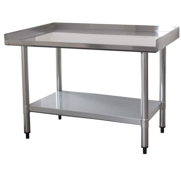 18 X 60 Stainless Steel Work Table with Under-Shelf & 4 Wheels | NSF  Certified | Laundry Garage Utility Bench | Food Prep Worktable