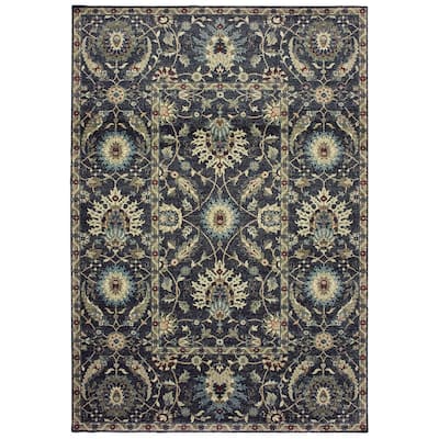 Style Haven New Traditions Floral Dense Pile Area Rug