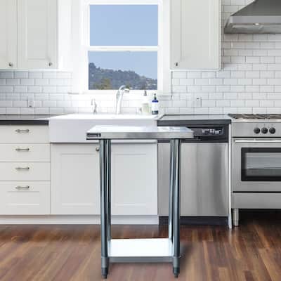 Sportsman Series Stainless Steel Work Table 24 x 24 Inches
