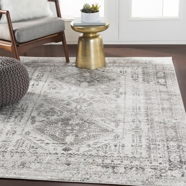 Shop Evry Gray Vintage Heriz Area Rug - 5'3" x 7'3" - On ...