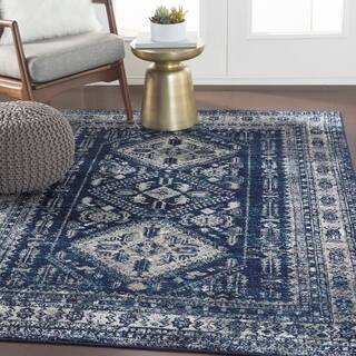 Green Oriental Area Rugs Online At Our Best Evry Navy Vintage Heriz Area Rug 5 3