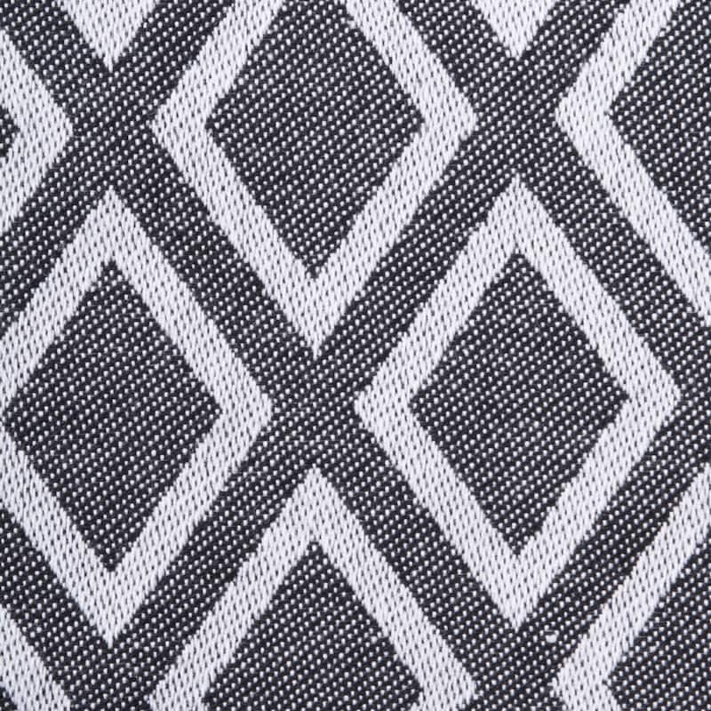 Design Imports Black & White Dishtowel Set of 3 (28 inches long x 18 inches wide)