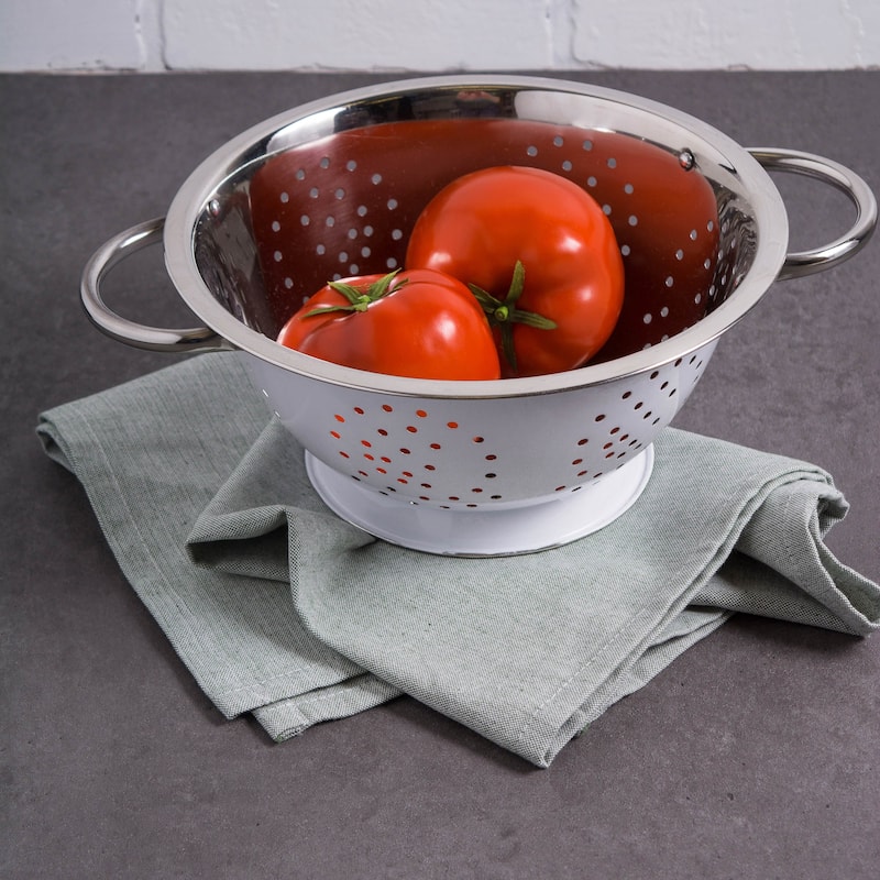 Design Imports Solid Chambray Dishtowel Set of 3 (30 inches long x 20 inches wide)